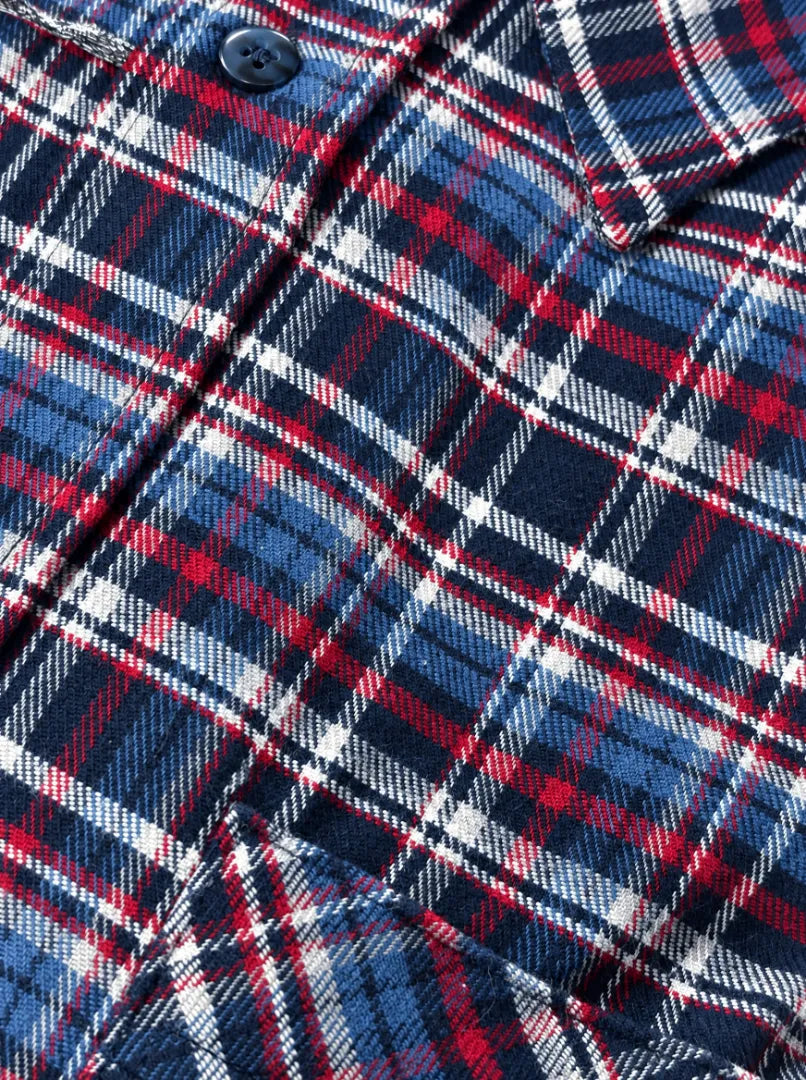 Camicia manica Lunga Calibrata Sea Barrier Blu e Rossa