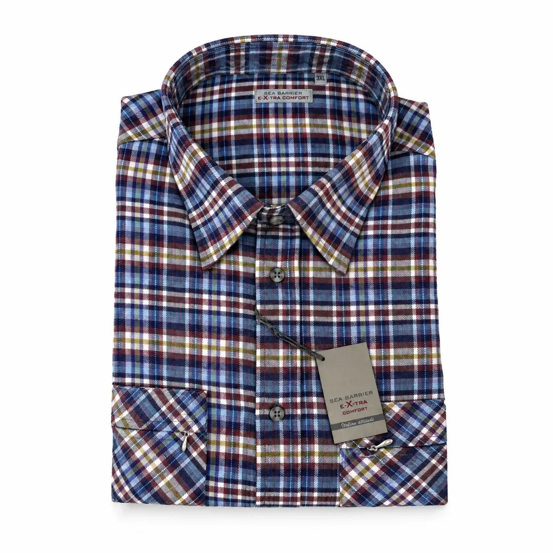 Camicia manica Lunga Calibrata Sea Barrier Blu, Rossa e Verde